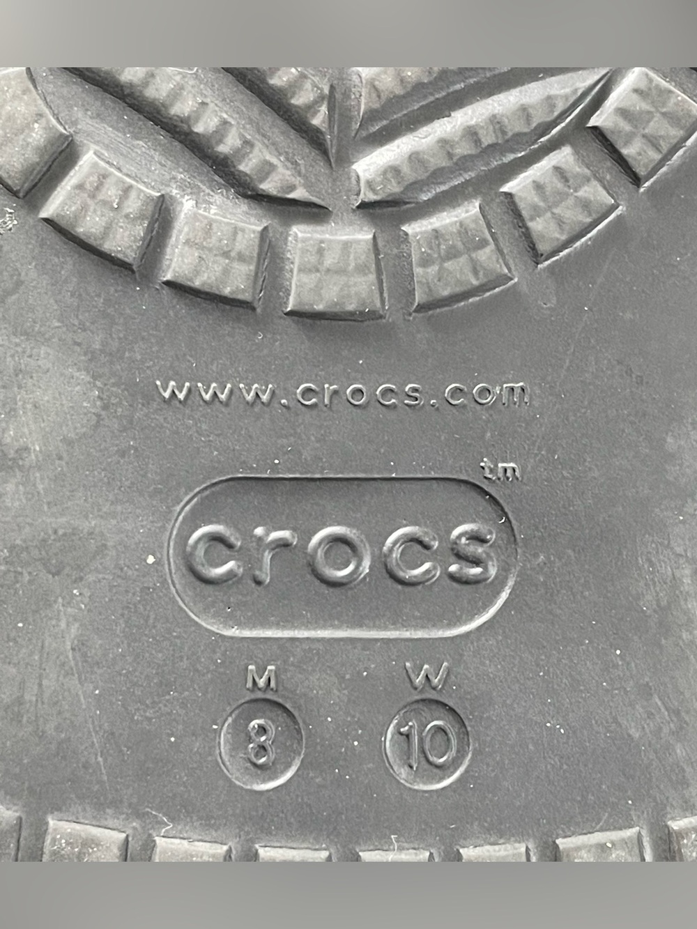 Crocs Classic Extra Thick Soled Clog Shoes Unisex Sandals Black Men 8 Women 10 - Picture 10 of 13